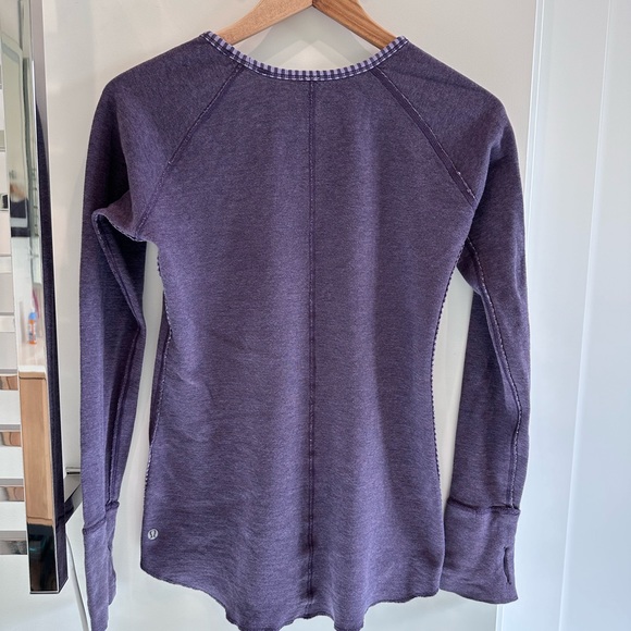 Lululemon crewneck long sleeve purple sz 6 - Picture 4 of 8